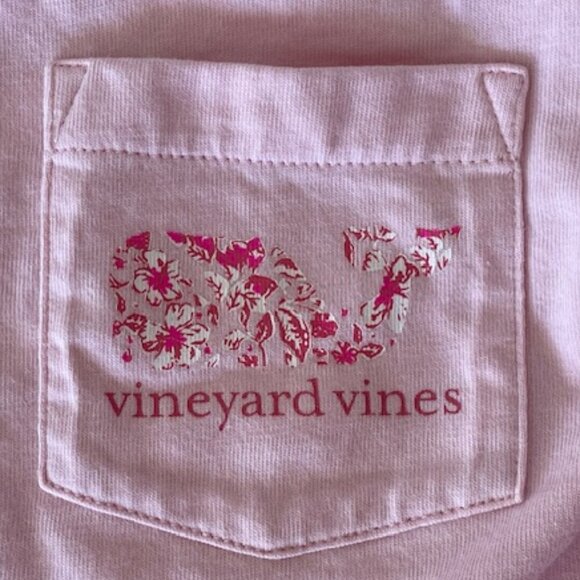VINEYARD VINES Happy Mother’s Day Whale Filled Pink Long Sleeve T Shirt … - Picture 7 of 14